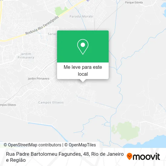 Rua Padre Bartolomeu Fagundes, 48 mapa