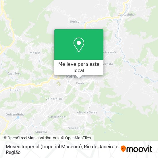 Museu Imperial (Imperial Museum) mapa
