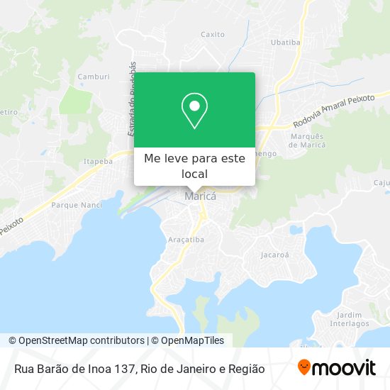 Rua Barão de Inoa 137 mapa