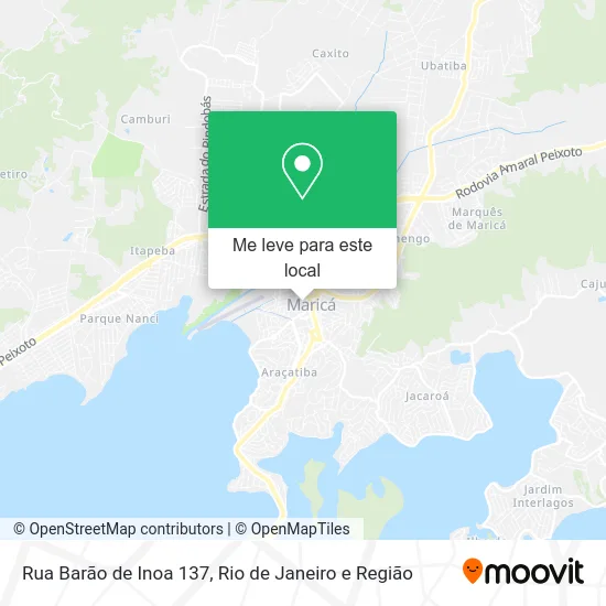 Rua Barão de Inoa 137 mapa