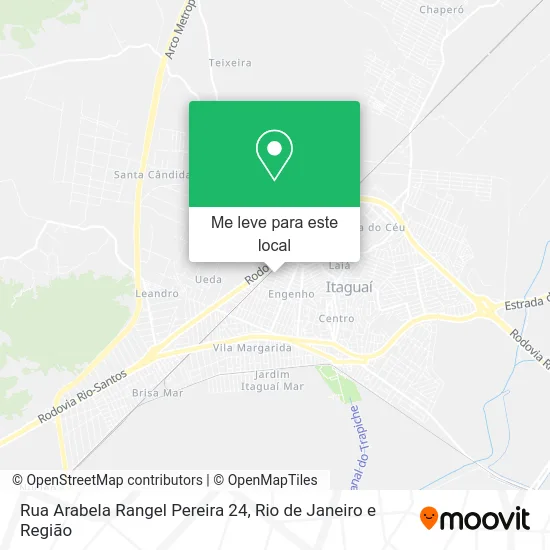 Rua Arabela Rangel Pereira 24 mapa