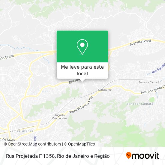 Rua Projetada F 1358 mapa