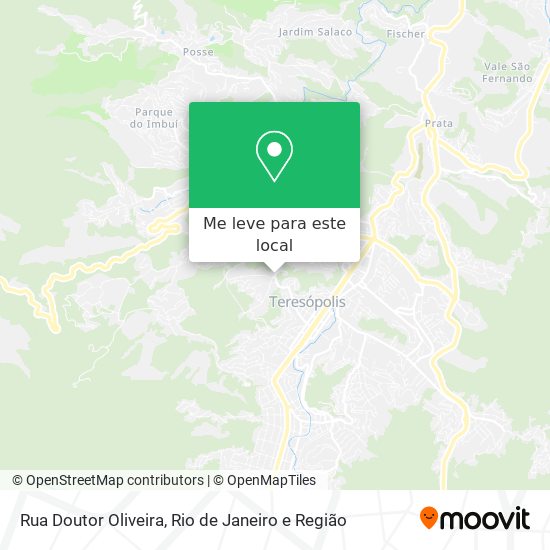 Rua Doutor Oliveira mapa