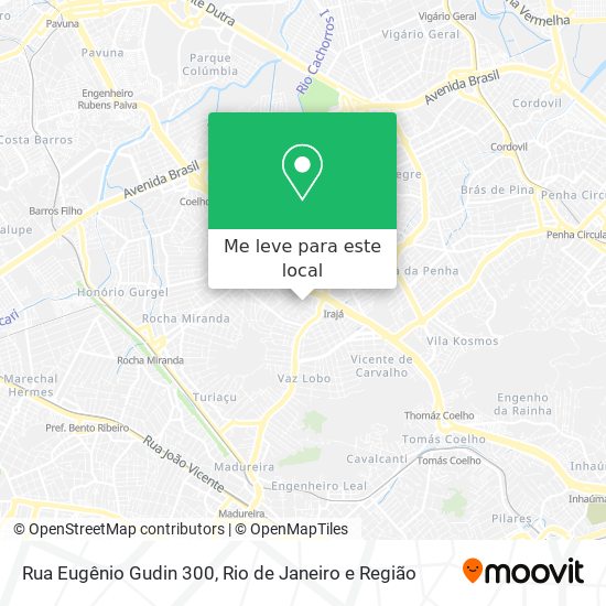 Rua Eugênio Gudin 300 mapa