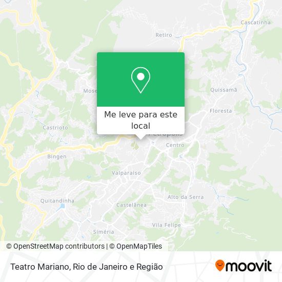 Teatro Mariano mapa