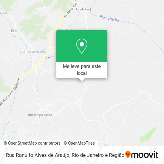 Rua Ranulfo Alves de Araújo mapa
