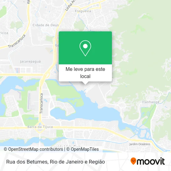 Rua dos Betumes mapa