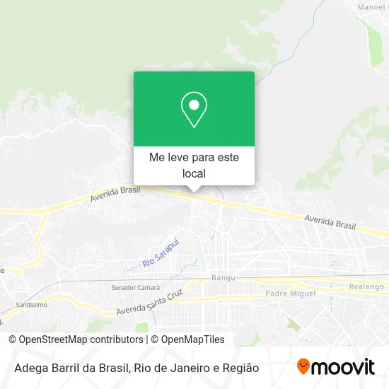 Adega Barril da Brasil mapa