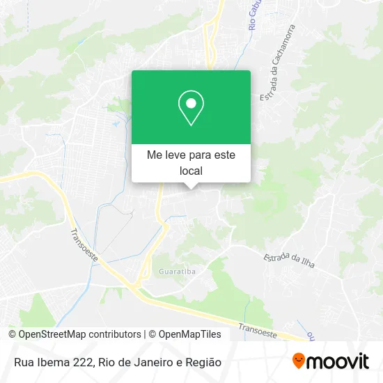 Rua Ibema 222 mapa