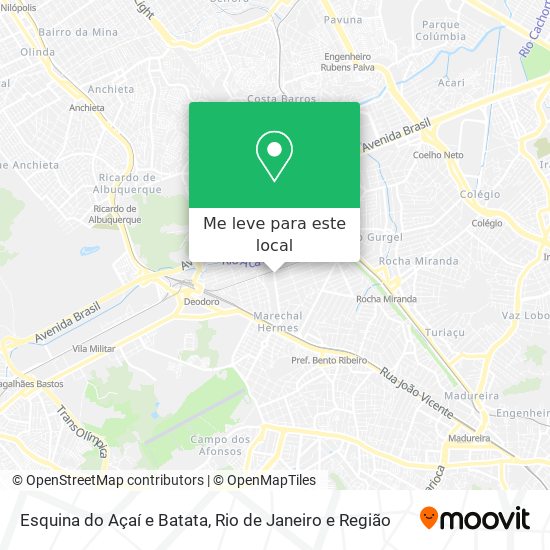 Esquina do Açaí e Batata mapa