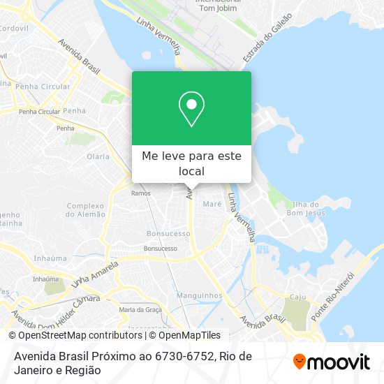 Avenida Brasil Próximo ao 6730-6752 mapa