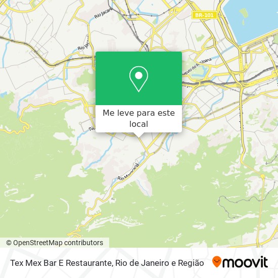 Tex Mex Bar E Restaurante mapa