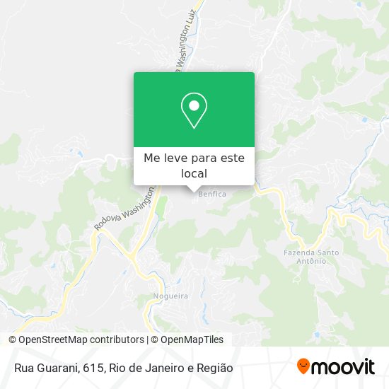 Rua Guarani, 615 mapa