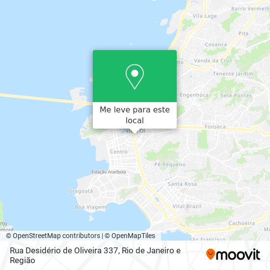 Rua Desidério de Oliveira 337 mapa