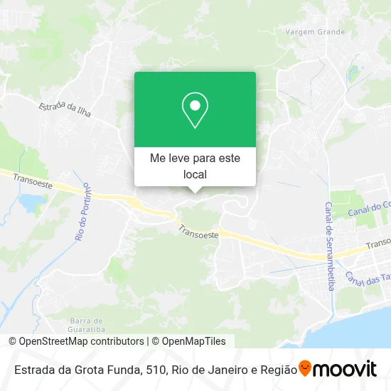 Estrada da Grota Funda, 510 mapa