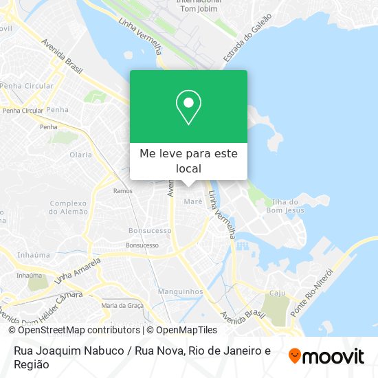 Rua Joaquim Nabuco / Rua Nova mapa