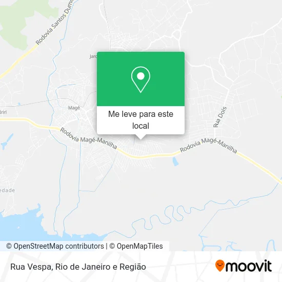Rua Vespa mapa