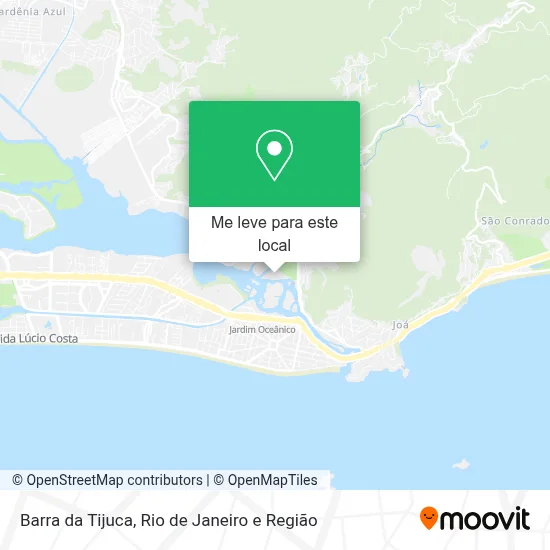 Barra da Tijuca mapa