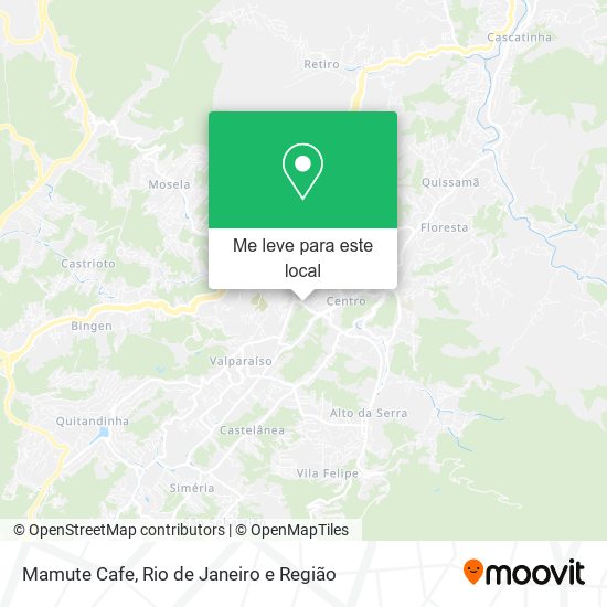 Mamute Cafe mapa
