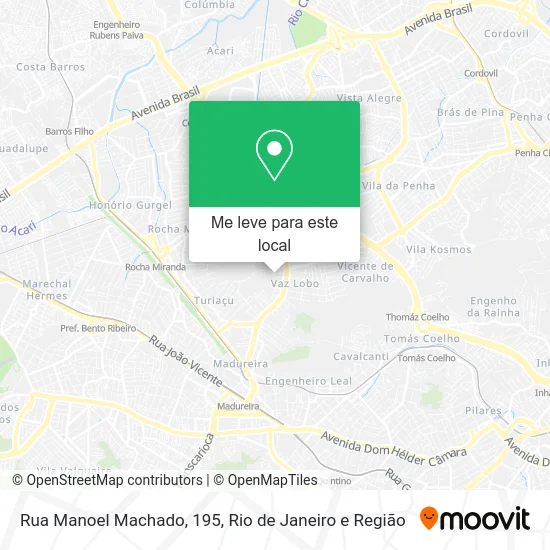 Rua Manoel Machado, 195 mapa