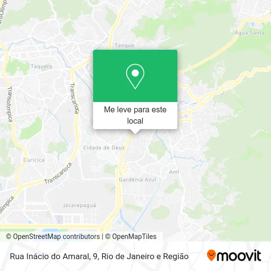 Rua Inácio do Amaral, 9 mapa