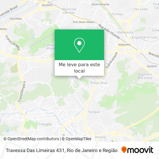 Travessa Das Limeiras 431 mapa