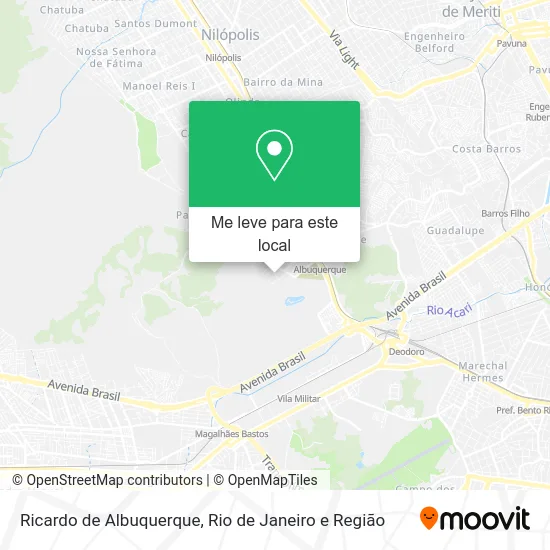 Ricardo de Albuquerque mapa