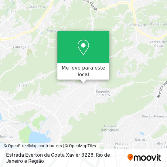 Estrada Everton da Costa Xavier 3228 mapa