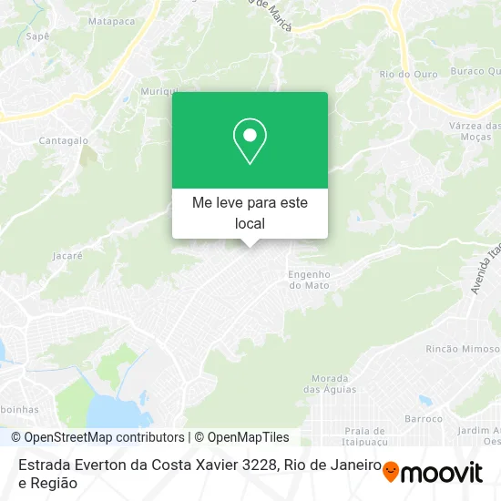 Estrada Everton da Costa Xavier 3228 mapa