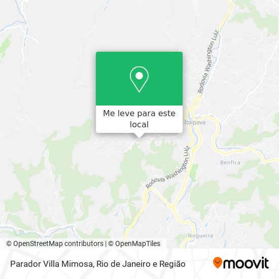 Parador Villa Mimosa mapa