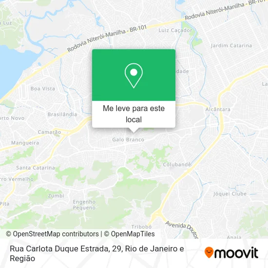 Rua Carlota Duque Estrada, 29 mapa