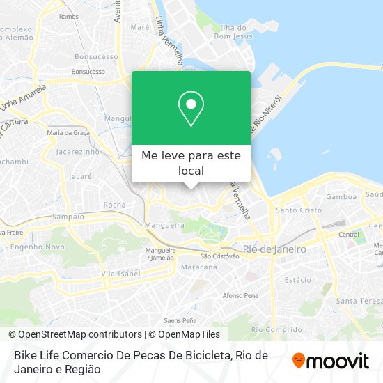 Bike Life Comercio De Pecas De Bicicleta mapa