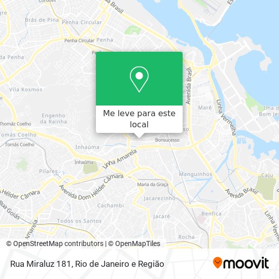 Rua Miraluz 181 mapa