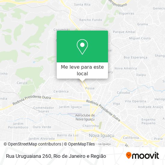 Rua Uruguaiana 260 mapa