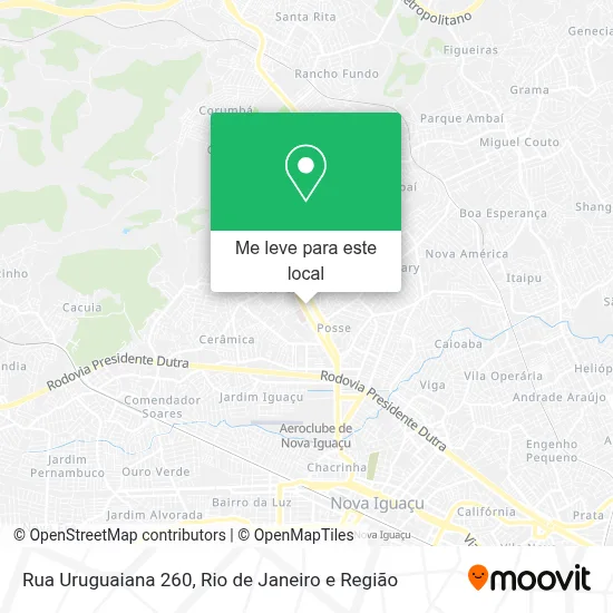 Rua Uruguaiana 260 mapa