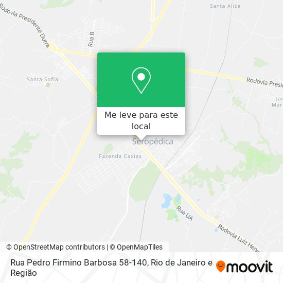 Rua Pedro Firmino Barbosa 58-140 mapa