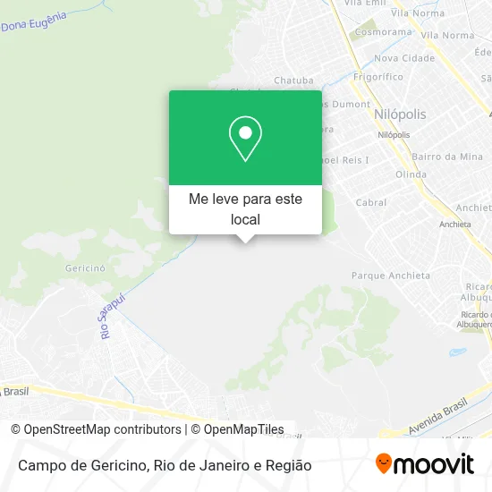 Campo de Gericino mapa