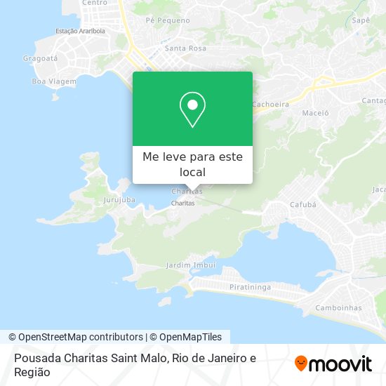 Pousada Charitas Saint Malo mapa