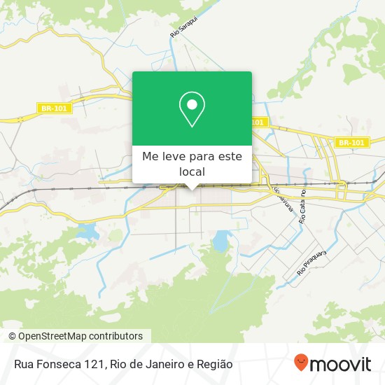 Rua Fonseca 121 mapa