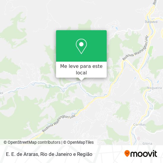E. E. de Araras mapa