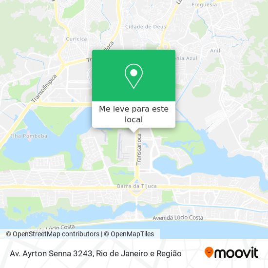 Av. Ayrton Senna 3243 mapa