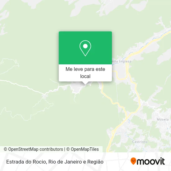 Estrada do Rocio mapa
