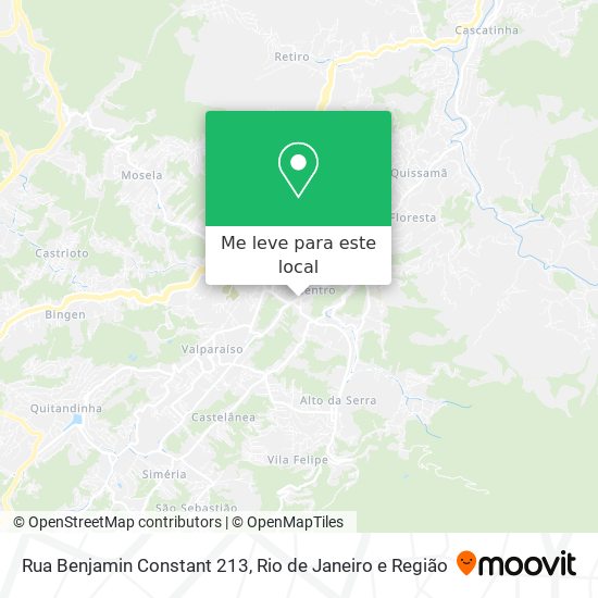 Rua Benjamin Constant 213 mapa