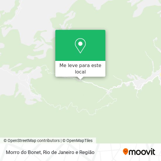 Morro do Bonet mapa