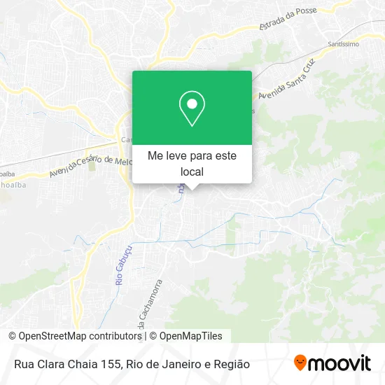 Rua Clara Chaia 155 mapa