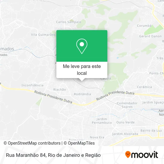Rua Maranhão 84 mapa