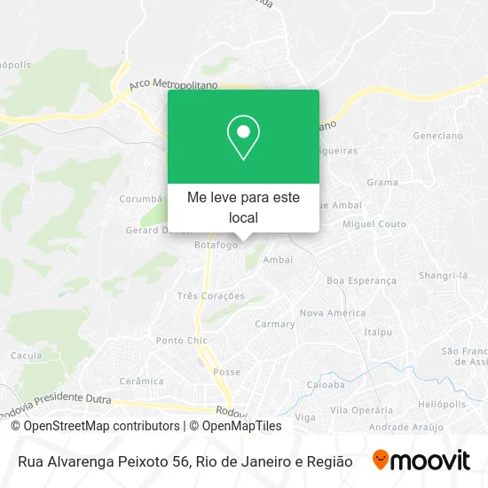 Rua Alvarenga Peixoto 56 mapa