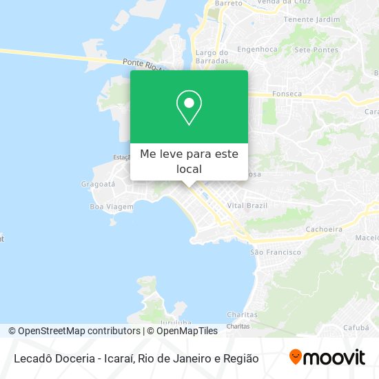 Lecadô Doceria - Icaraí mapa