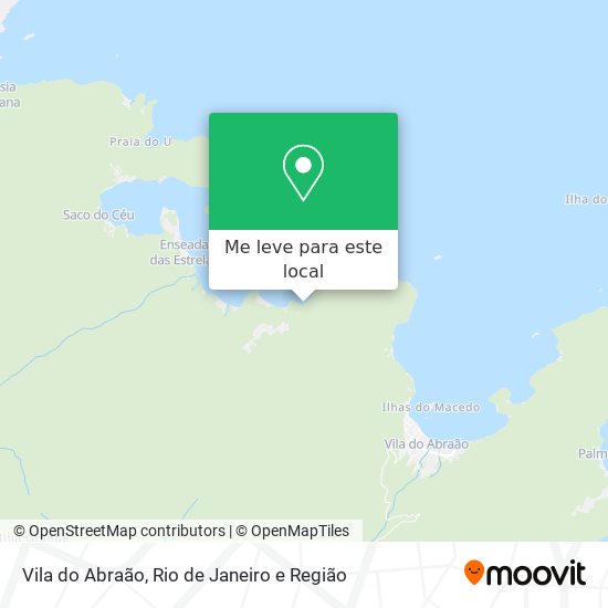 Vila do Abraão mapa