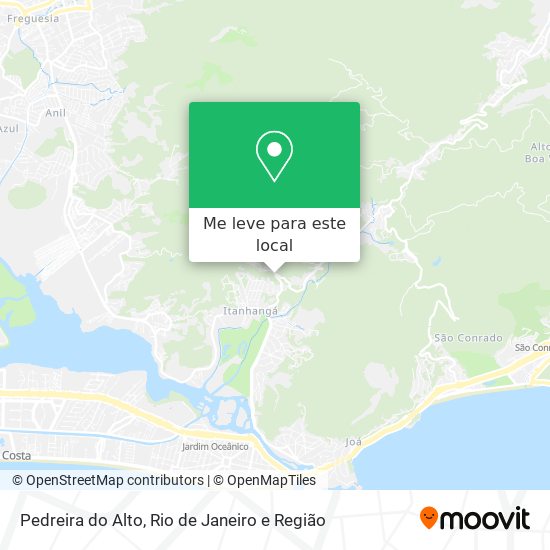 Pedreira do Alto mapa